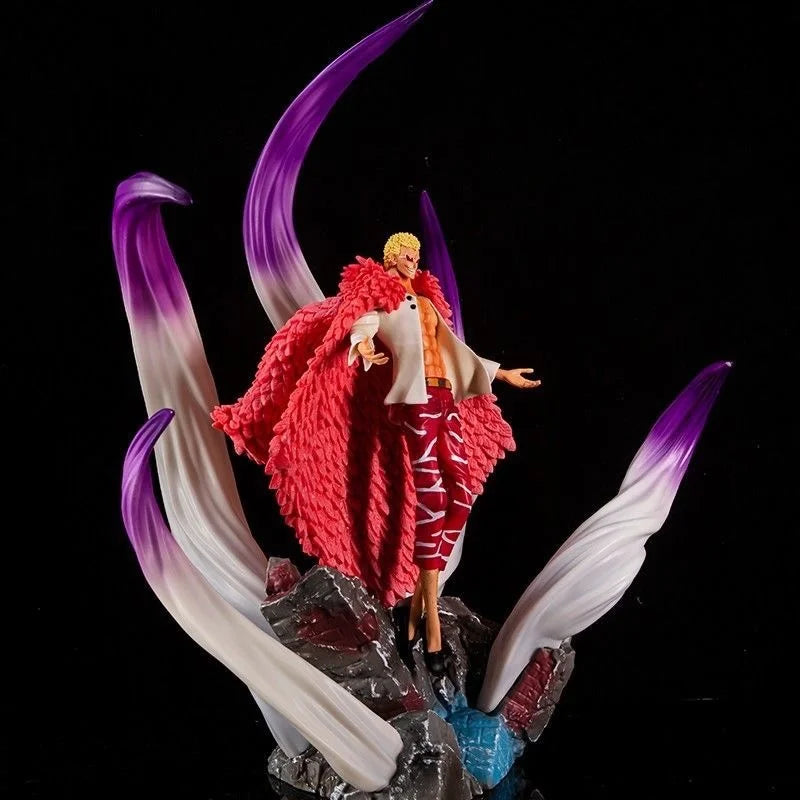 50cm One Piece Anime Figure Oka Shichibukai Donquixote Doflamingo Action Doll Statue Ornaments Collect Pvc Model Doll Gift Toy