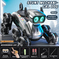 New Gesture Control RC Robot Dog - 8-Wheel Stunt, Music Dancing Transform Toy for Kids Boys Girls