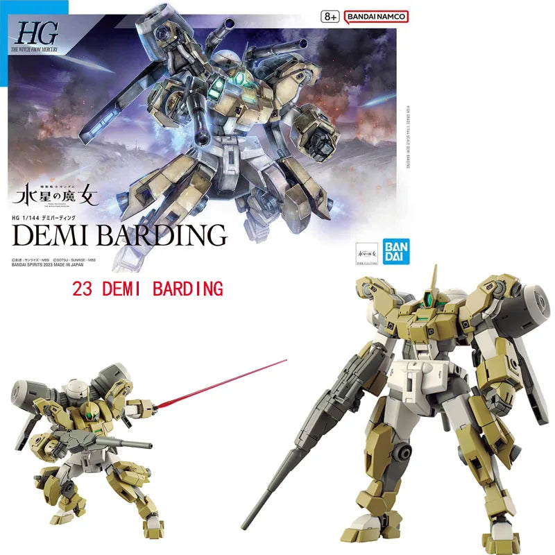 Bandai Genuine HG The Witch From Mercury GUNDAM LFRITH CALIBARN BEGUIR-BEU DARILBALDE ZOWORT HEAVY Anime Assembly Model Toys Kid