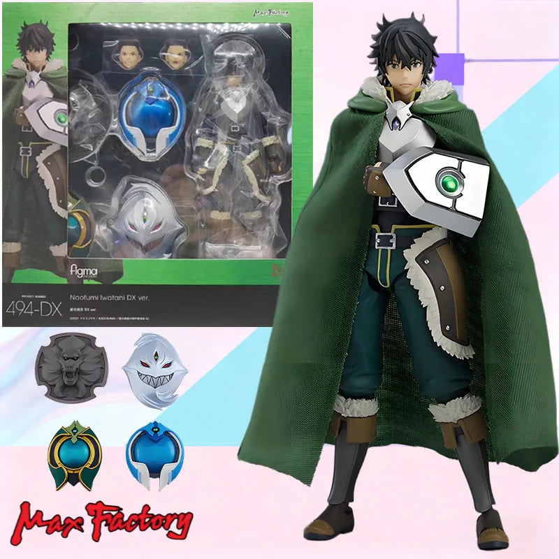 Niedriger Preis Auf Lager MAX Factory Originalverpackung FIGMA 494 Naofumi Iwatani DX Actionfigur Modell Geschenk für Kinder Schaumstoffverpackung