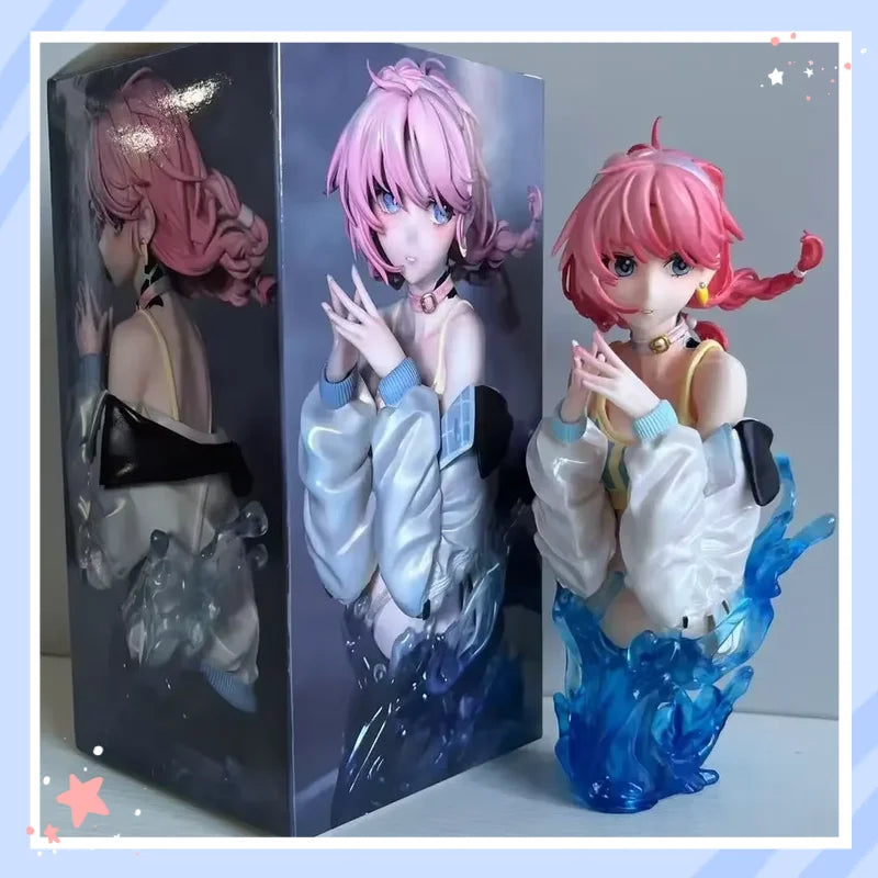 Arknights Blue Bust Figure Full Painted GK Statue Anime Collectible Desk Decor Ornament Gift For Anime Fans
