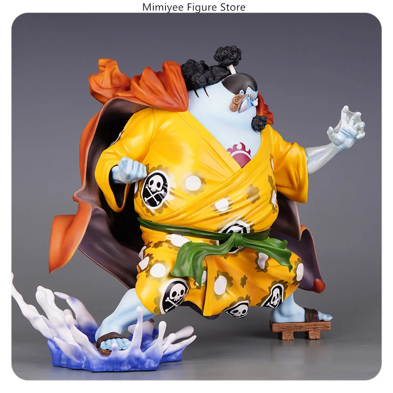 One Piece Jinbe Knight of the Sea Seven Warlords of the Sea 25cm Large Anime Figure Statue Desktop Decoration Gift