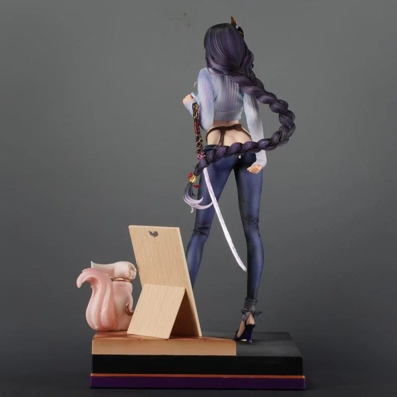 Fa Thunder General Sexy Daily Dress Thunder Silence Resin Head Carving Handmade Fashion Collection Model Ornament Gift