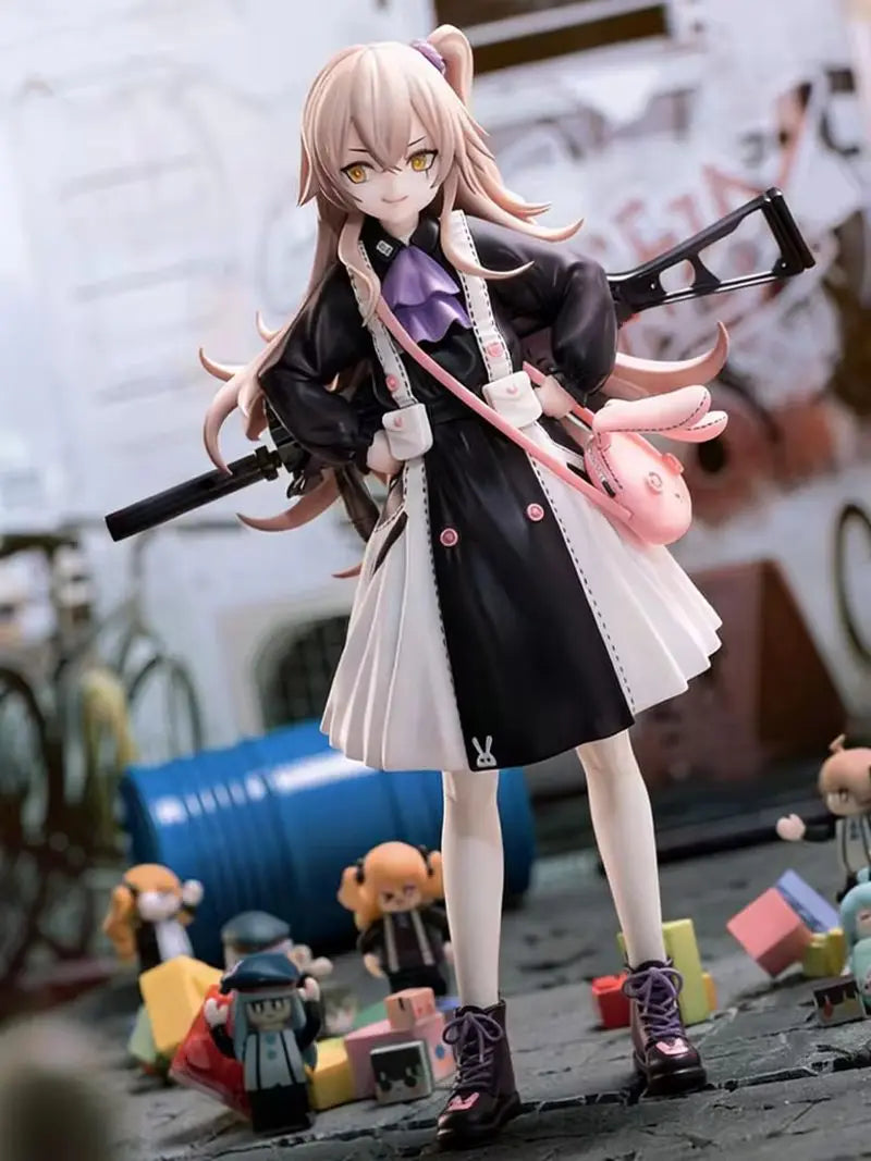 Girls' Frontline Ump45 Frontline Agent Lop-Eared Rabbit Anime Figure Model Ornament Beautiful Girl Statue Gk Collectible Decor