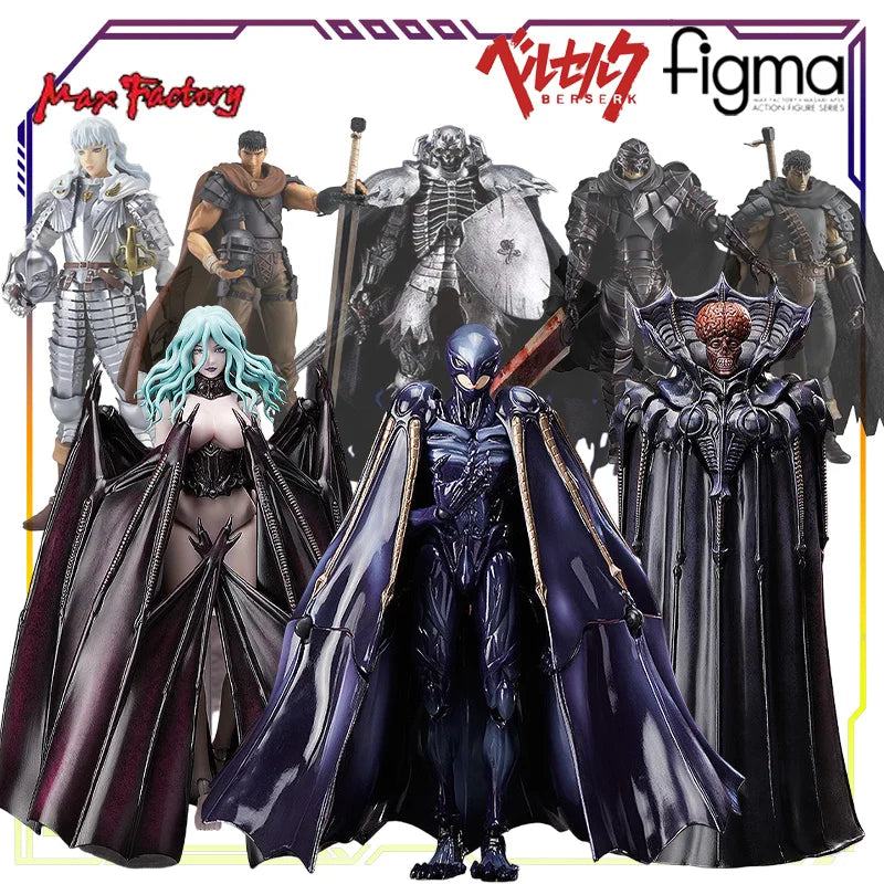 Max Factory FIGMA Sword Wind Legend Imprinted Warriors Series SP082 Silk Orchid&figFIX Goliath Anime Action Figure Model Toys
