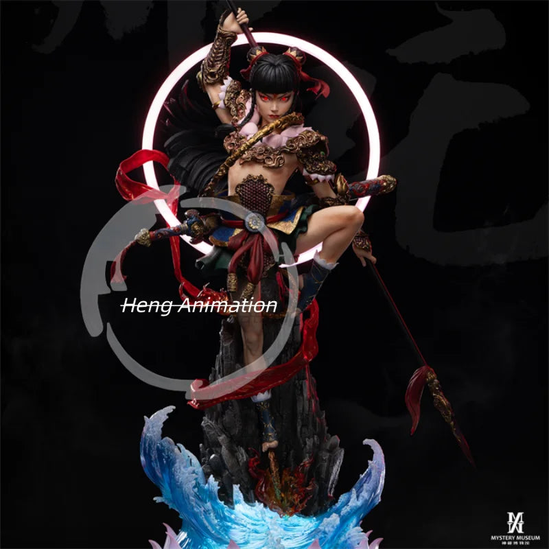 Pre-sale Kaitian Studio Mythology Series Nezha: Lotus Rebirth Full-Figure Statue Collectible Sculpture Display Piece Action