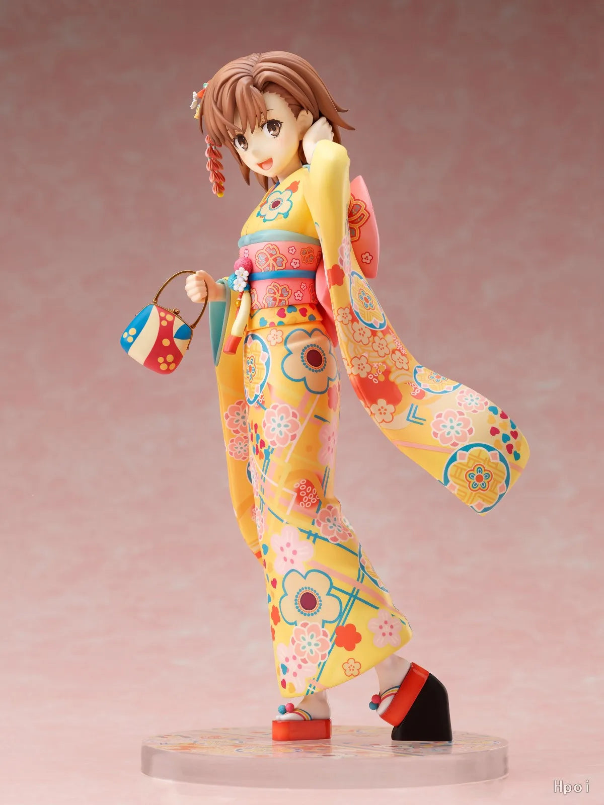 【Original】F:NEX Toaru Kagaku No Railgun T Misaka Mikoto Long-sleeved Kimono 1/7 Scale Figure Model