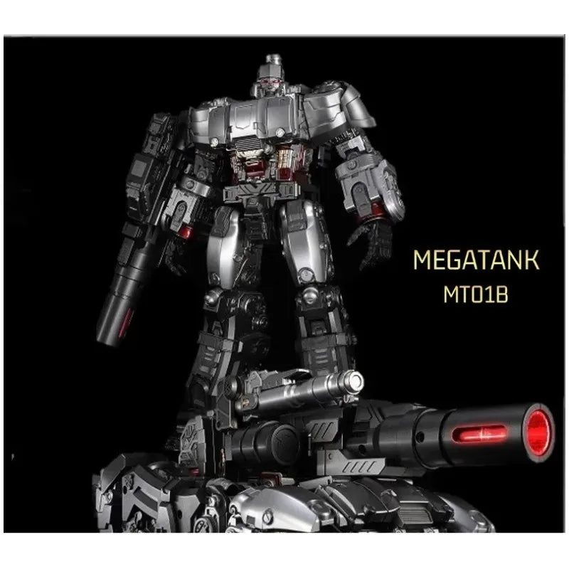 In StockTransformation MEGATANK MT-01B MT01B Tank Might Dictator  Robot Alloy Edition Action Figure