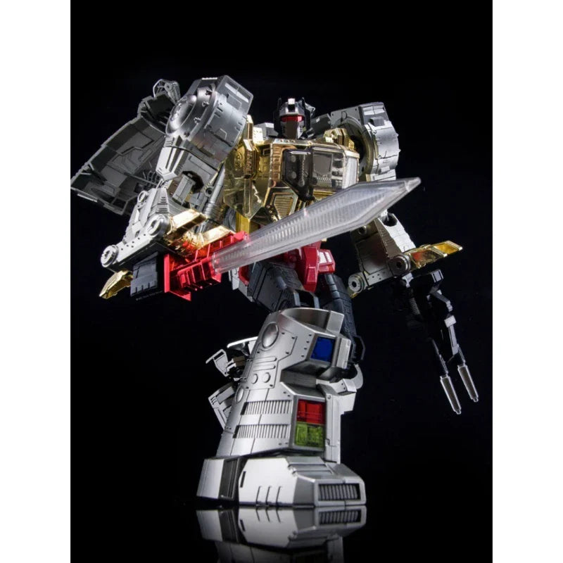 【Auf Lager】Transformierte Spielzeuge MP-08 Vergrößerte Version Metallic KO Version Stahlkabel Bewegliches Humanoides Spielzeug 29cm Geschenk