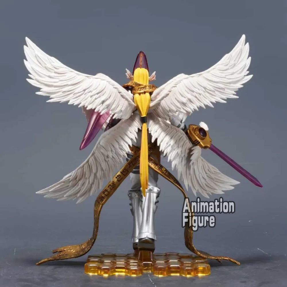 22cm/8.6in Anime Digimon Adventure Figure Holy Angemon Action Figures Pvc Collection Model Toys for Children Gifts