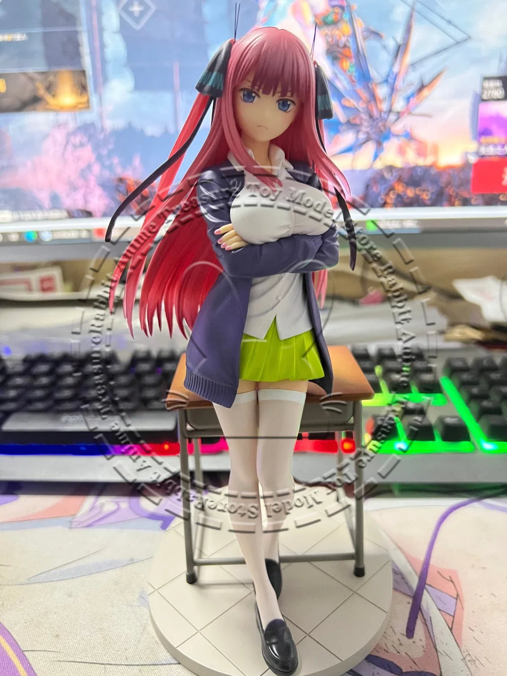 In Stock Original Genuine Kotobukiya The Quintessential Quintuplets Nino Nakano 1/8 PVC Statue Anime Figure Collectible Gift