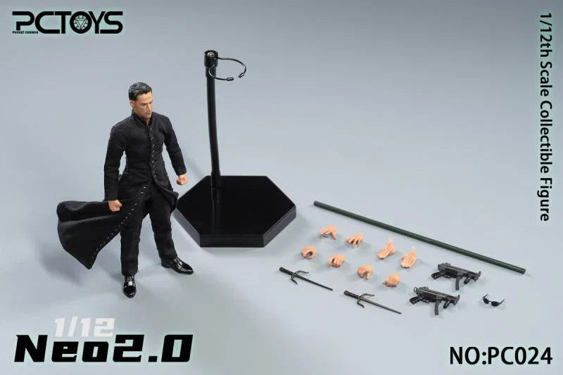 PCTOYS  PC024 1/12 Men Soldier Keanu Reeves Hacker Handsome Killer Empire Agent 6" Action Figure Body Toys
