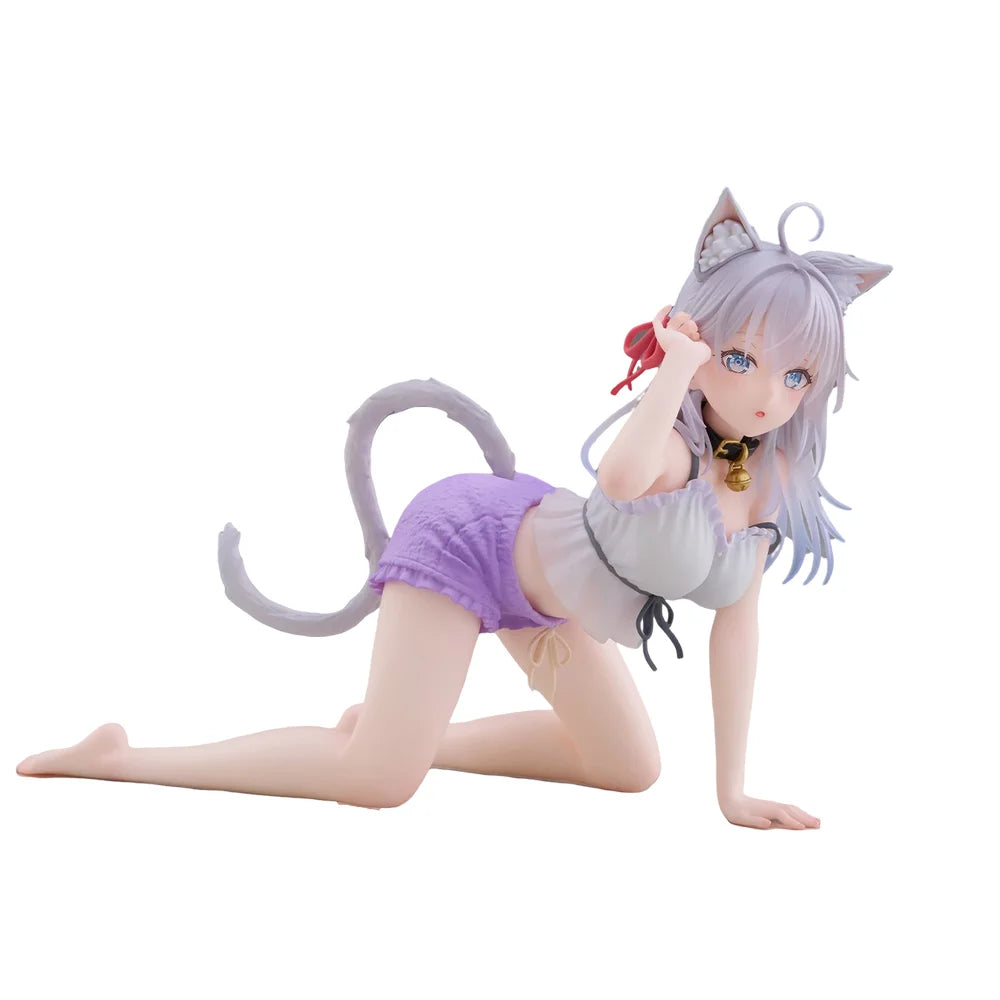 Original TAITO Desktop Cute Alya Alisa Mikhailovna Kujou Nekomimi Room Wear Ver. Action Figure Toys PVC Model toy