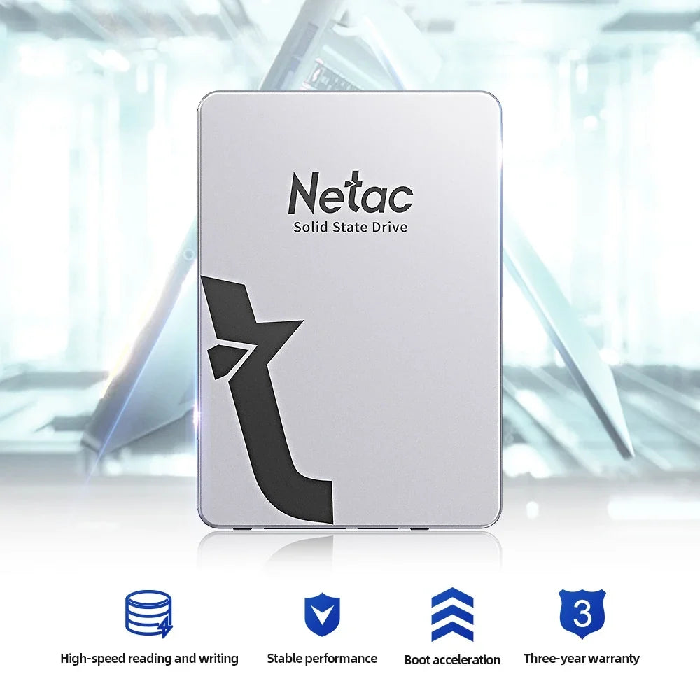 Netac SSD 1tb 2tb SATA 2.5 hdd SSD 128gb 256gb 512gb SSD Dirve Disk Solid State for desktop