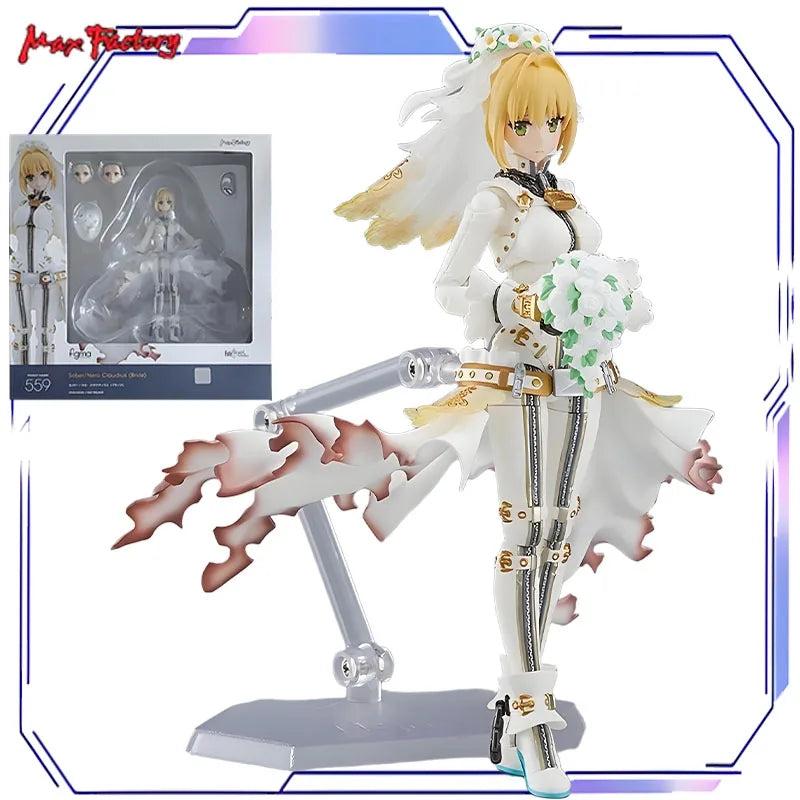 Max Original with Articulation Series Nero Claudius [Bride] Anime Action Figure Assembly Model Toys Collectible Model Ornaments