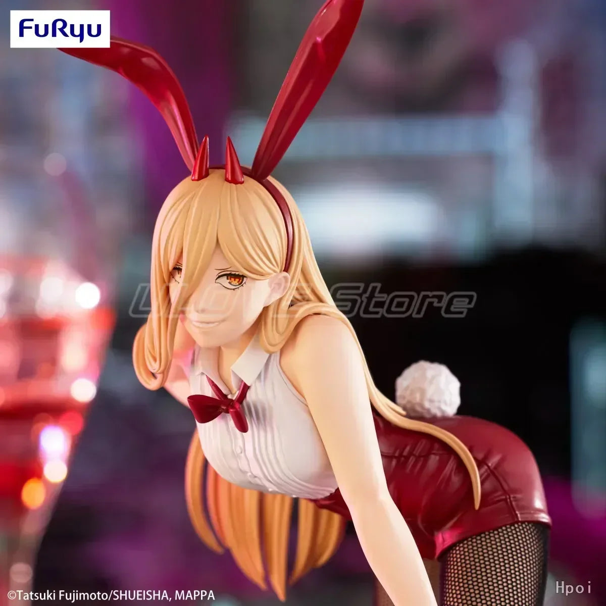 In Stock Original FuRyu BiCute Bunnies Figure CHAINSAW MAN POWER Animation Figure Model Collection Gift Ornaments