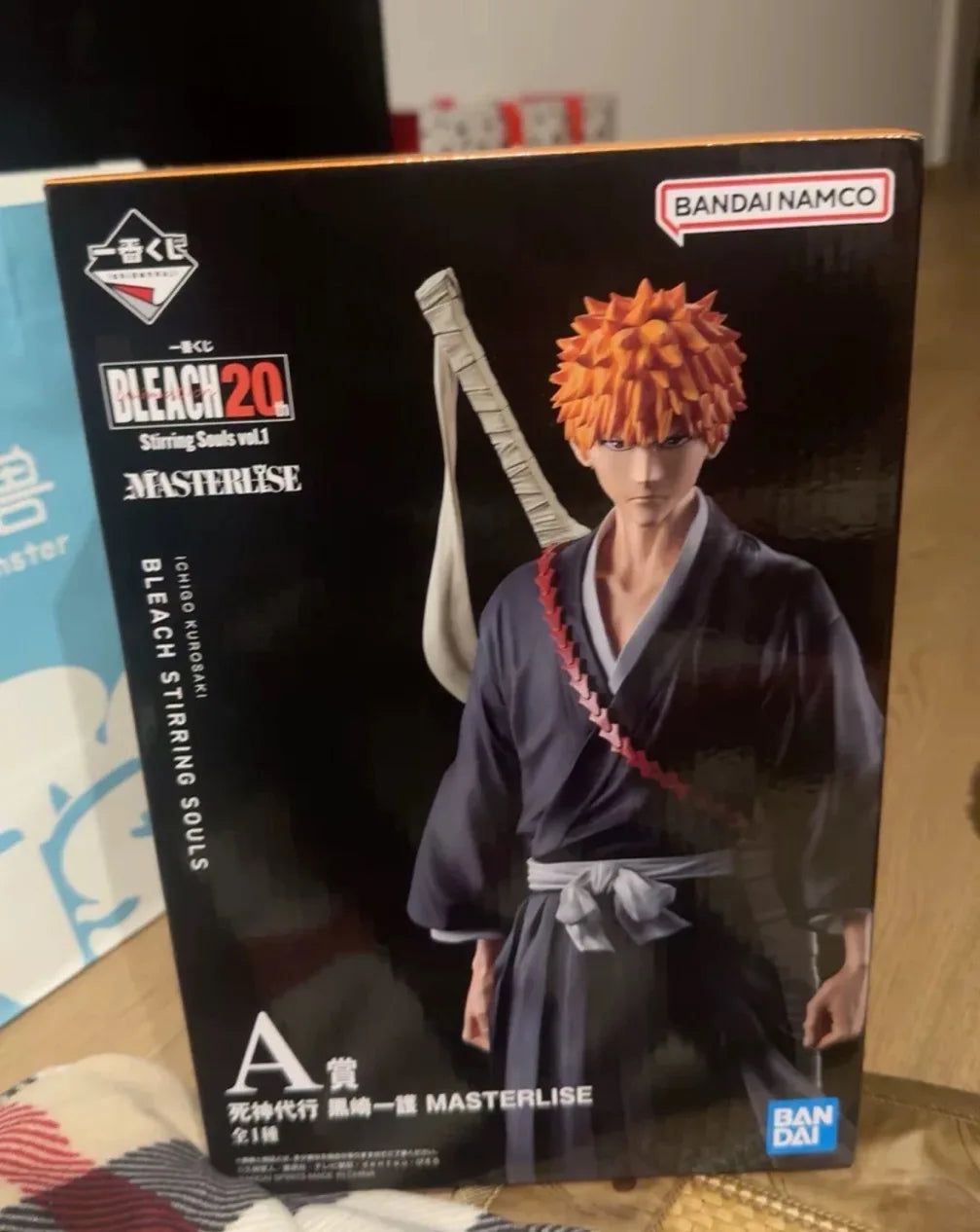 Bandai Ichiban Kuji BLEACH 20th Stirring Souls Vol.1 Kurosaki Ichigo Aizen Sousuke Grimmjow Jaegerjaques Anime Figure Toy Model