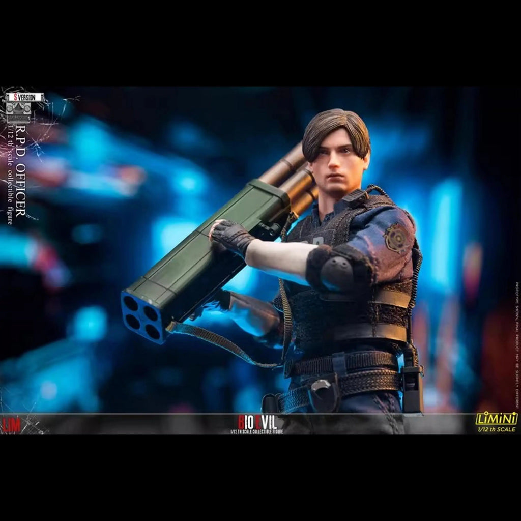 New Genuine Limtoys Resident Evil Leon Rpd Officer 1/12 Scale Action Figures For Collectors In Stock