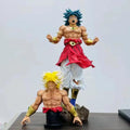 58cm Dragon Ball Figure Broly Action Figures Interchangeable Bust PVC Resin Model Collection Desktop Ornament Birthday Toy Gift