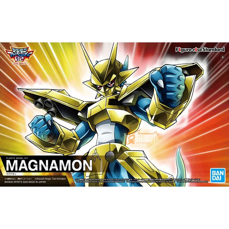 In Stock Original Bandai Rise FRS Digimon Magnamon Assembled Action Figure Anime Collectible Boxed Model Dolls Toy Festival Gift