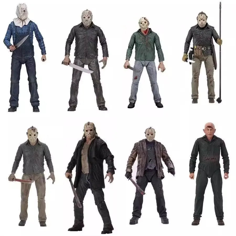 NECA Friday The 13th Figure Pennywise Part VII 7 New Blood Ultimate Jason Voorhees Action Figure Model Horror Halloween toy Gift