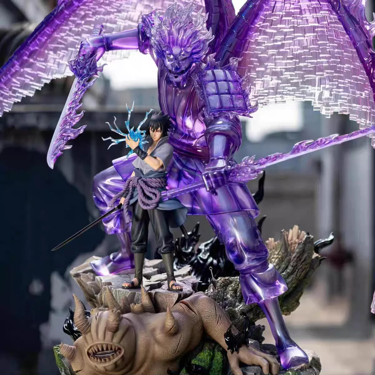 ippuden Must Uzui  200mm Action Figure Collectible Toy Boy Gift Trendy Statuette PVC Material