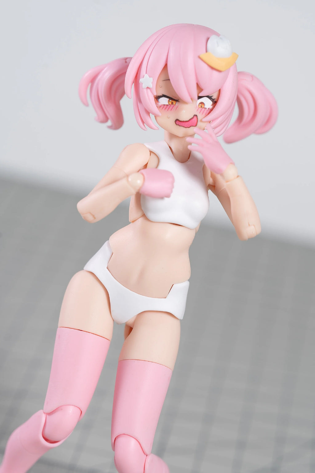 [No Figure] Kotobukiya PUNI Series PUNIMOFU 1/12 Pretty Girl Face Sculpture Accessories For 6inch Action Figure Model For DIY ﻿