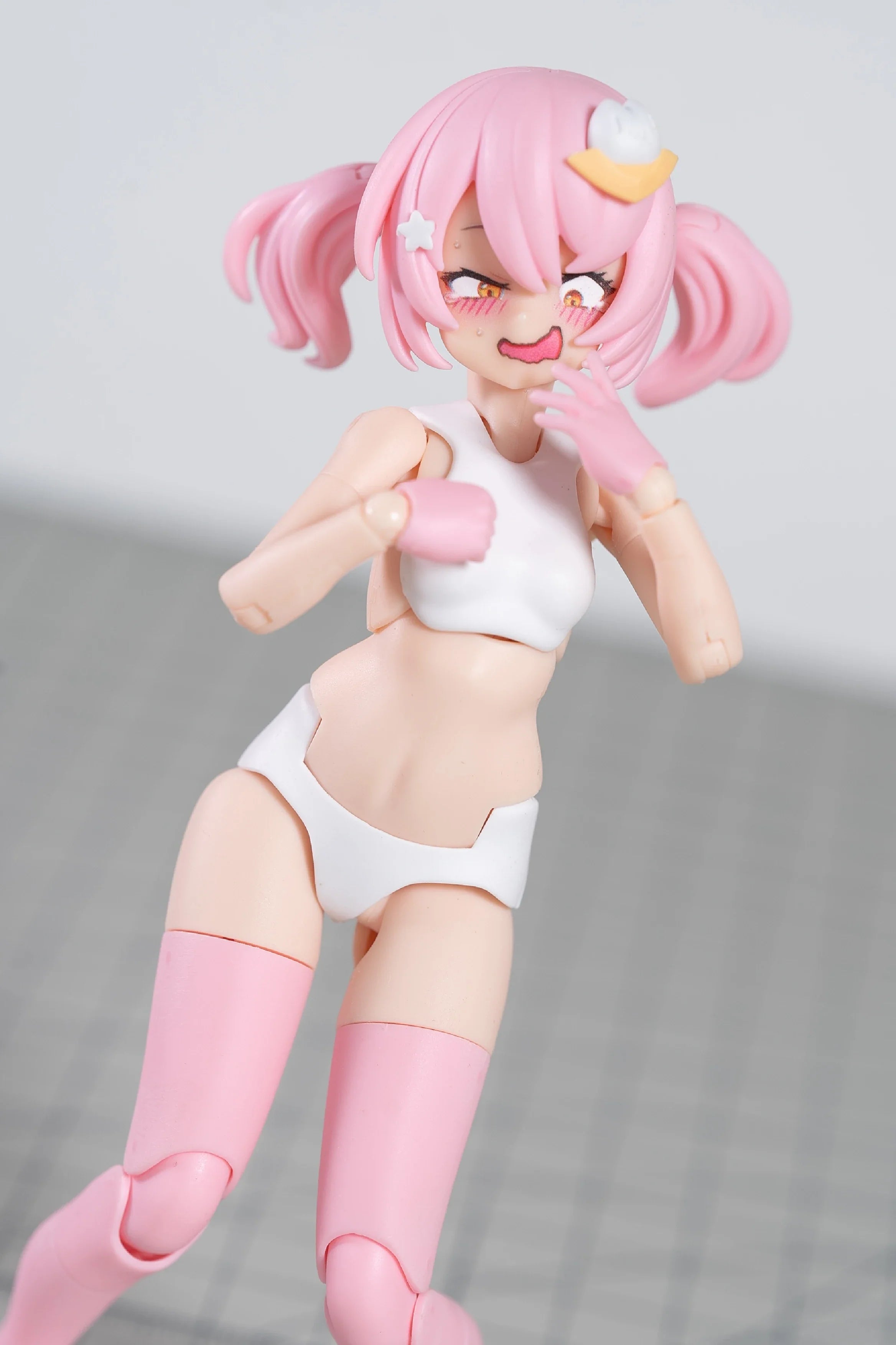 [No Figure] Kotobukiya PUNI Series PUNIMOFU 1/12 Pretty Girl Face Sculpture Accessories For 6inch Action Figure Model For DIY ﻿