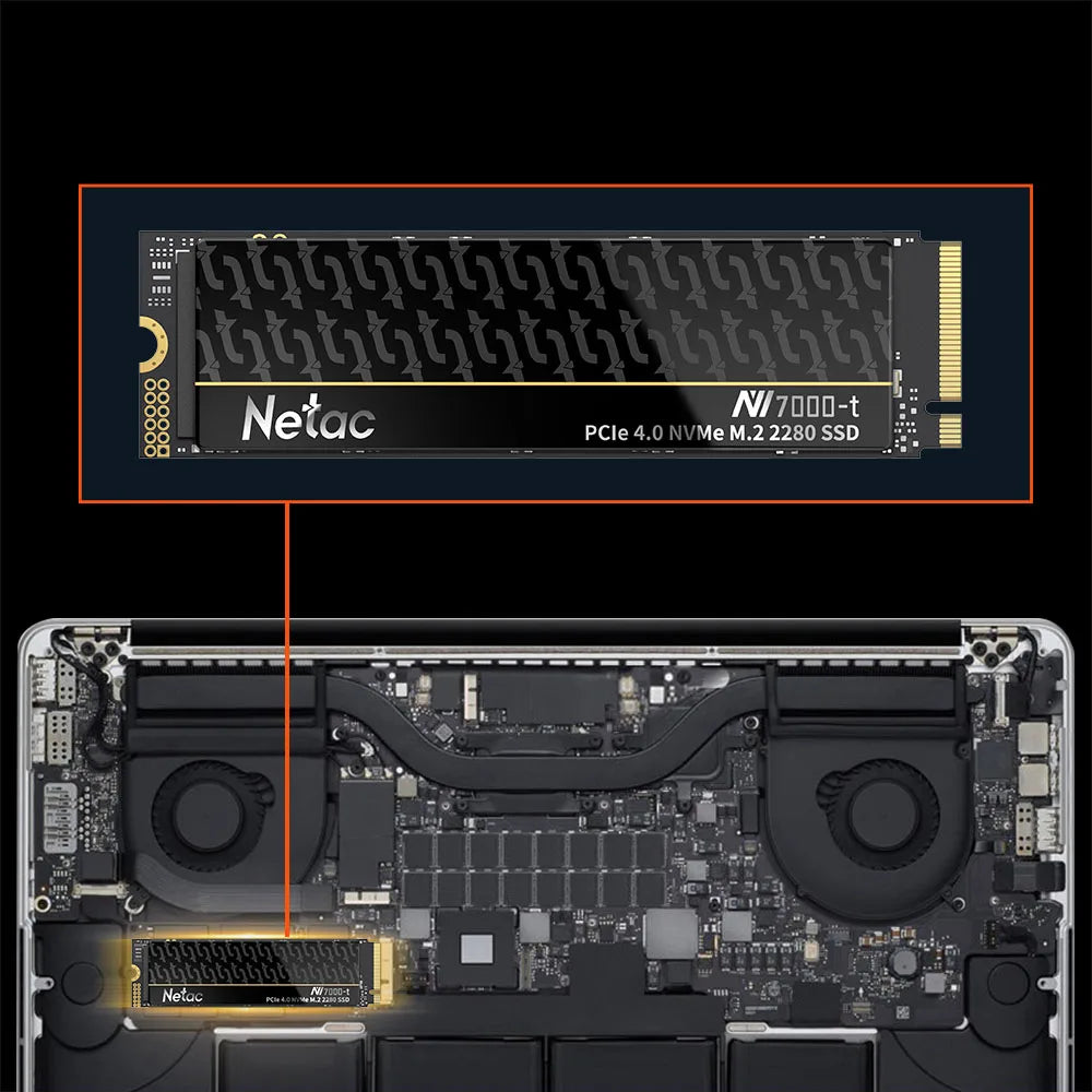 Netac SSD 1TB SSD NVMe M2 2TB 4TB M.2 PCIe 4.0x4 SSD Internal Solid State Hard Drive for PS5 Laptop Desktop