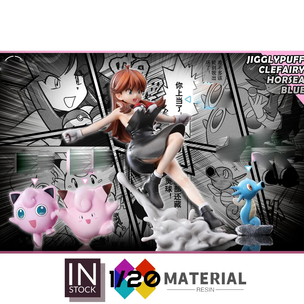 [In Stock]1/20 Resin Scale World [RED ART] - Blue & Clefairy & Jigglypuff & Horsea