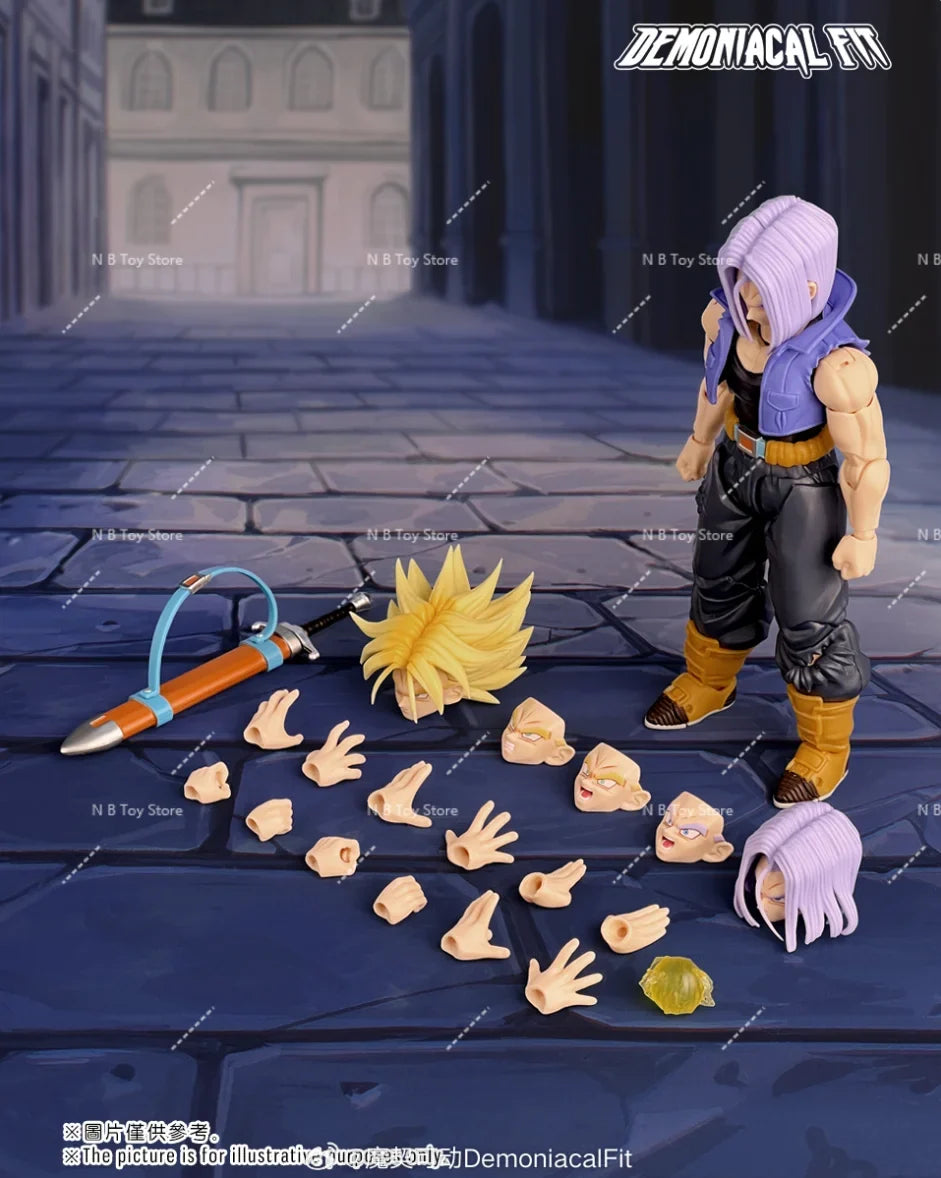 Demoniacal Fit Shf Dragon Ball Z Super Saiyan Action Figure Trunks The Boy From The Future Son of Tomorrow in Stock Model Toys