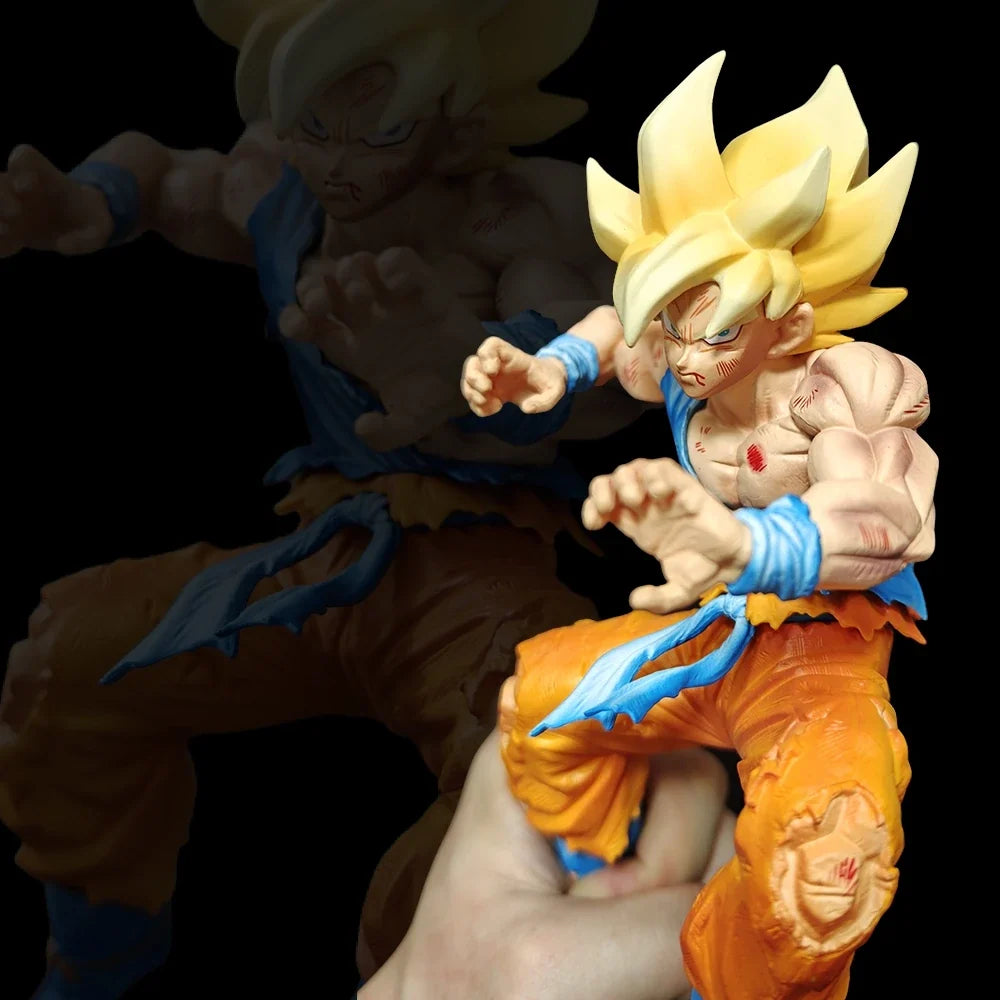 Hot Dragon Ball Son Goku Super Saiyan Anime Figure 22cm Goku DBZ Action Figure Model Gifts Collectible Figurines for Kids