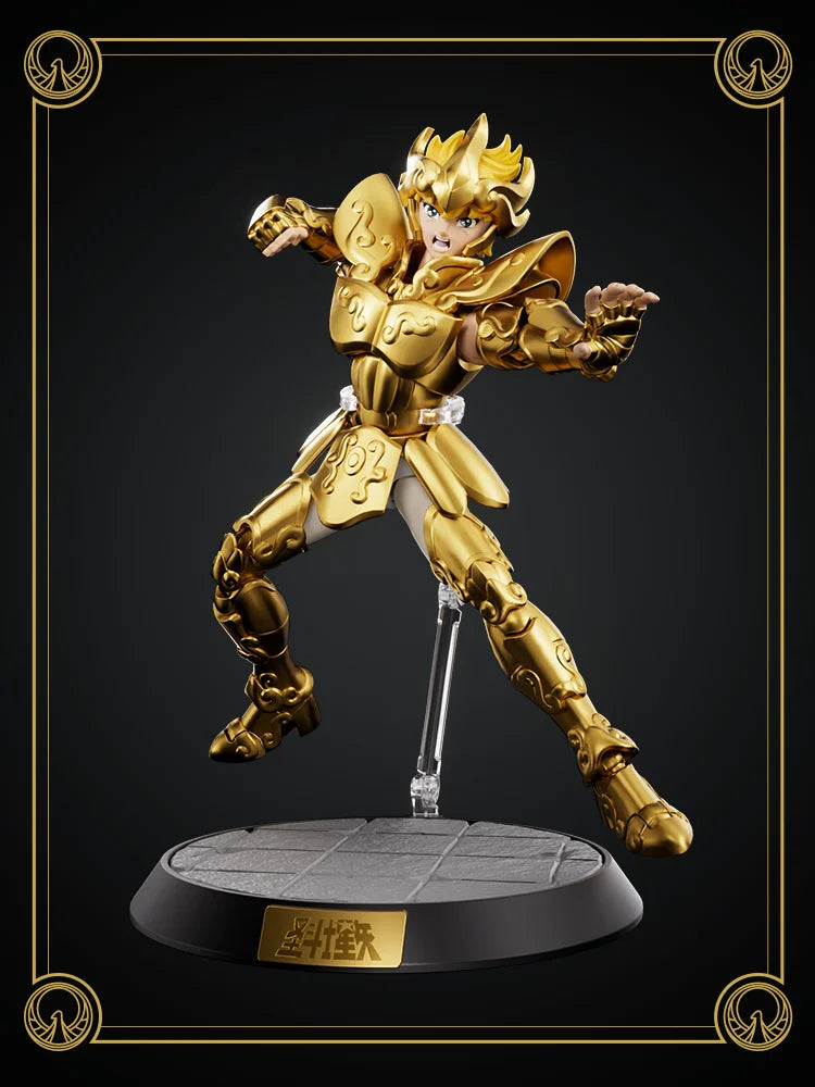 Blk Blokees Saint Seiya Figure Set - Taurus Pegasus Sagittarius - Assembled Collectible Anime Peripheral Model Toys Gift