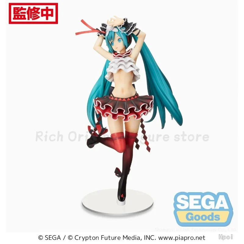 【In stock】 Original SEGA SPM Project DIVA Mega 39's Hatsune Miku Erxi Walking Anime Figure Model Toy