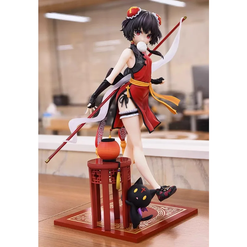 In Stock Original KDcolle KonoSuba 1/7 Megumin Yunyun Cheongsam Anime Figure Model Collection Doll Ornaments Birthday Present