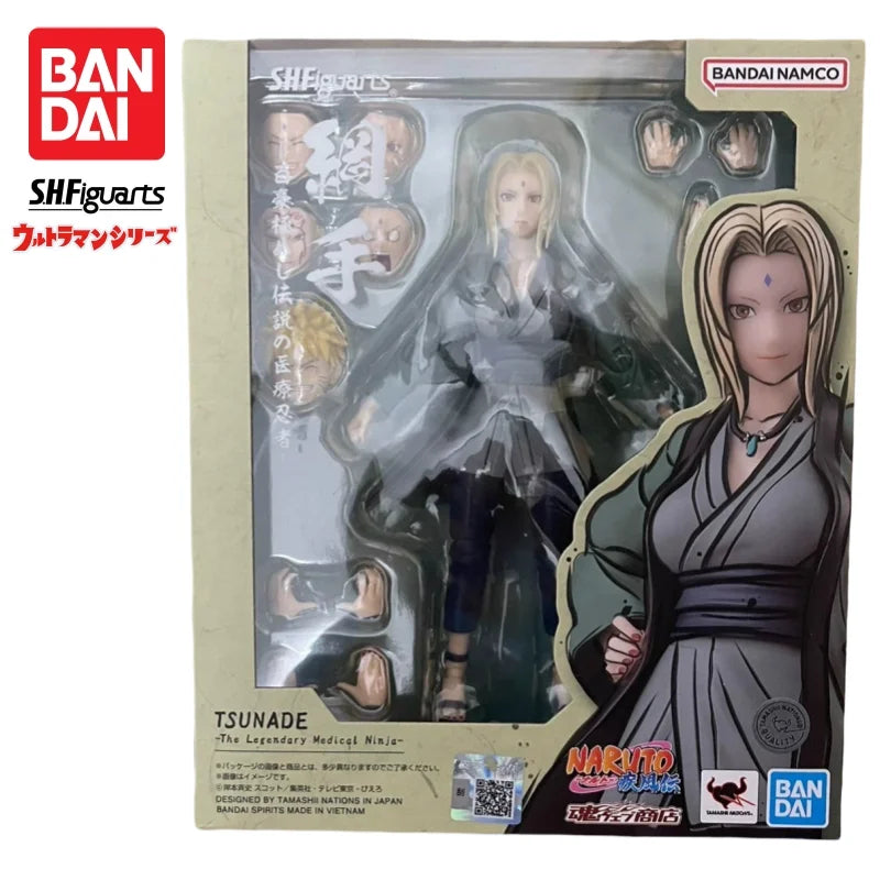 In Stock Bandai S H Figuarts Original Naruto Tsunade Model Doll Brand New Boxed Action Figure Anime Merchandise Figurine