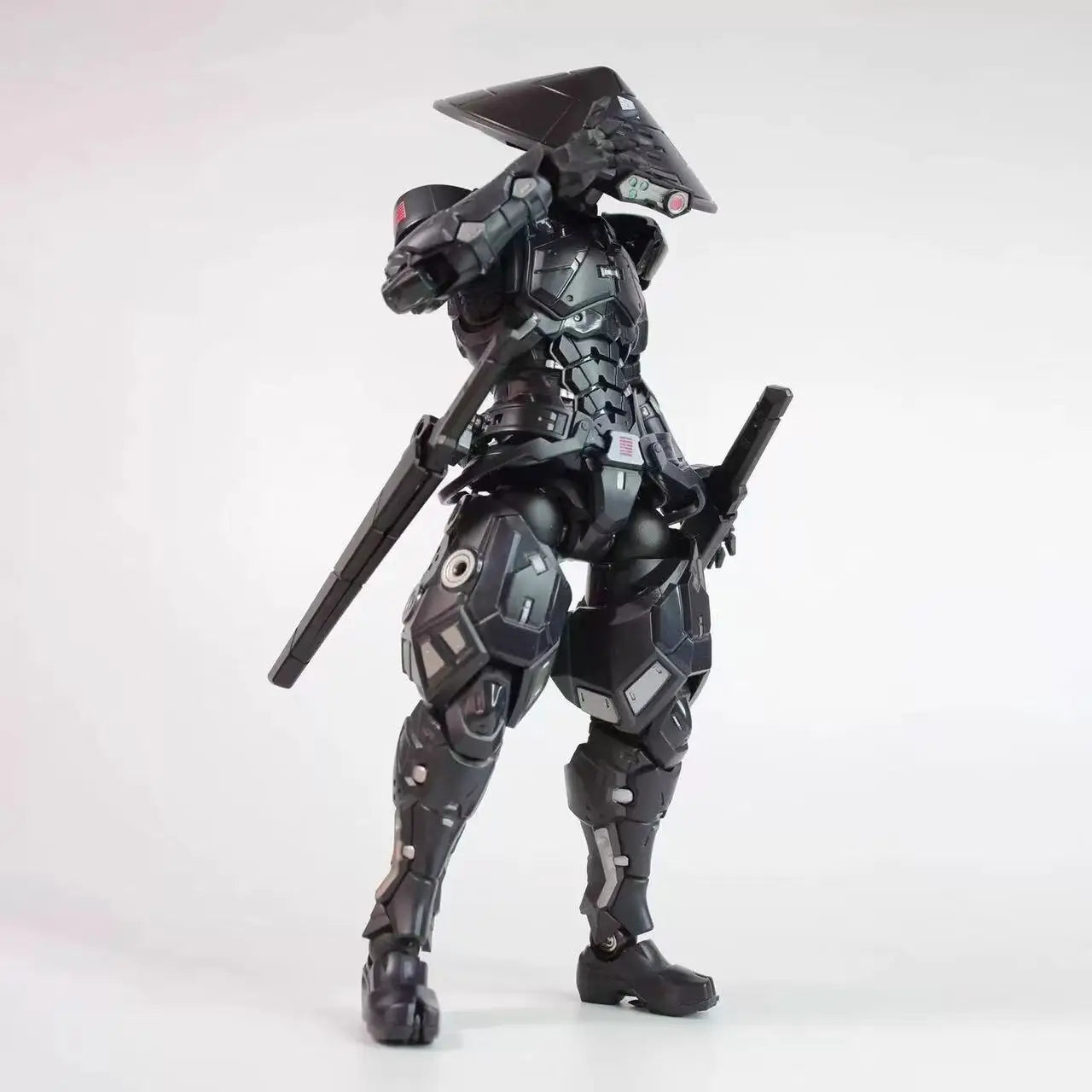 Anime Black Warrior Action Figure Cool Snake Eye SC001 Black Warrior With Sword Movable Model Figurine For Kid Collection Gifts
