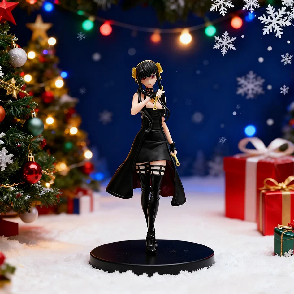 SPY×FAMILY Anime Figure Kawai Anya Forger Yor Forger Action Figures Standing Figurine Collectible Model Doll Toys Christmas gift