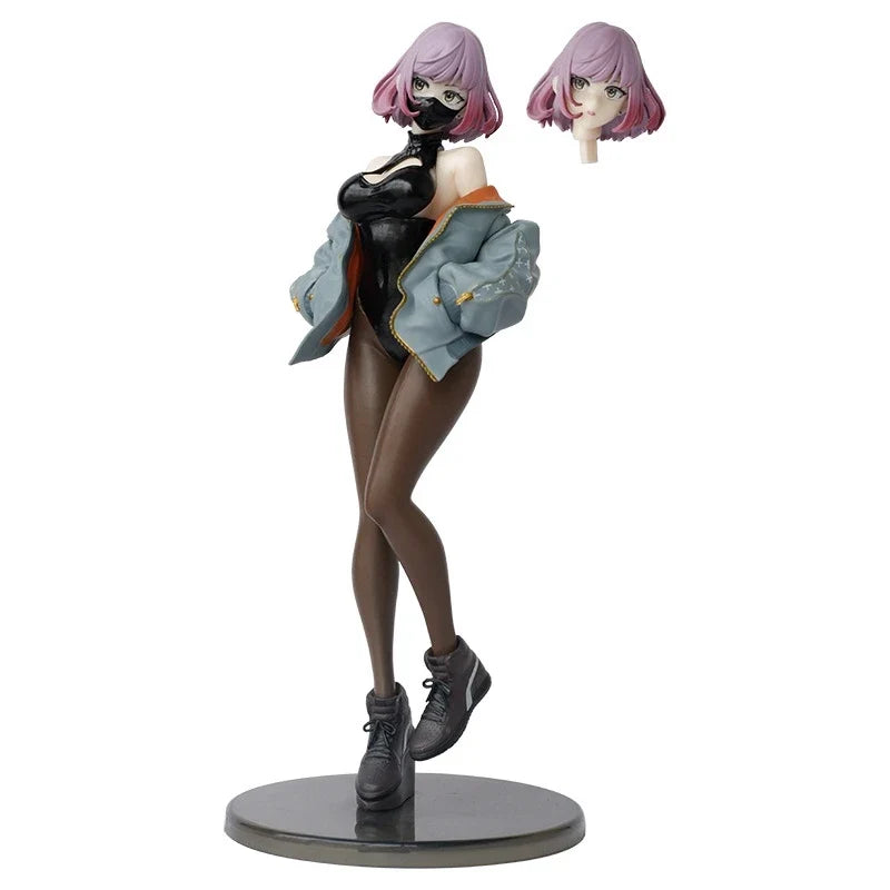 2025 Astrum Sneaker LUNA Figure - High-Slit Siren Pose Anime Figues, Detachable Face Gear & Dorm Decor Bundle