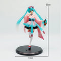 20cm Hatsune Miku Anime Action Figural New Tokyo Kimono PVC Decor Anime Action Figure Model Toy Doll Collectibles Christmas Gift