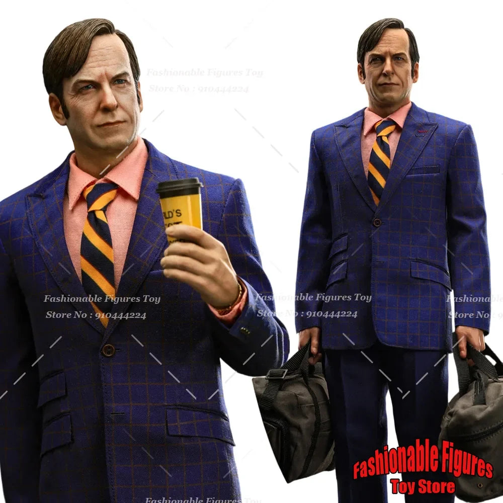 Present Toys PT-sp93 1/6 Male Soldier Lawyer Saul Classic Grid Suit Full Set 12inch Action Figure Model Collection Dolls
