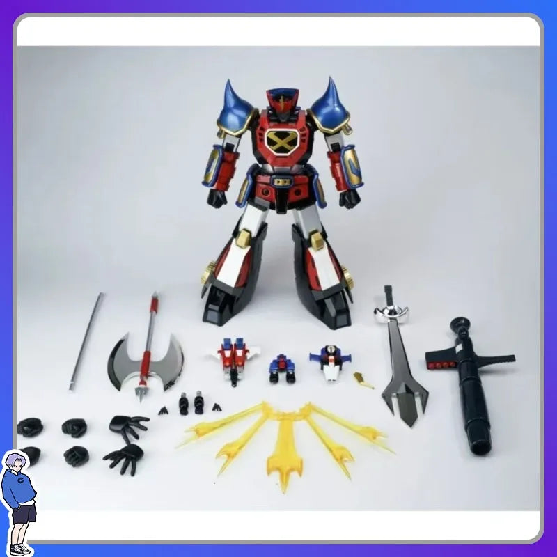 Auf Lager MM-01 POSE+ SENGOKU MAJIN GOSHOGUN Macron 1 Bewegliche Modellspielzeuge Dämonenmodell Planet Kriegsgott