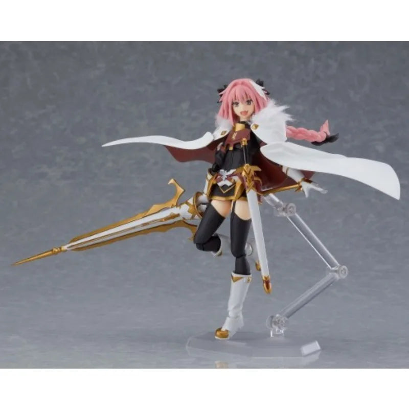 Max Factory Original Figma Astolfo  Fate/Apocrypha Anime Action Figures Toys for Boys Christmas Gift Collectible Model Ornaments