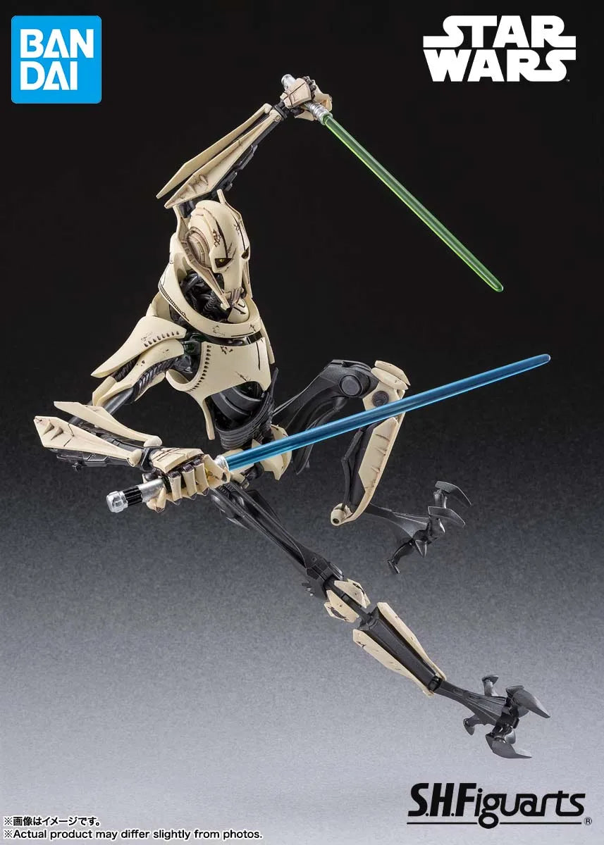 Bandai  S.H.Figuarts General Grievous (STAR WARS 3: Revenge of the Sith) Figures Anime Model Genuine Boxed Toy Gift