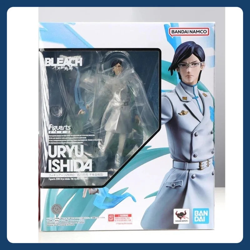 100% Original Bandai Genuine Figuarts ZERO BLEACH Ishida Uryuu THE BLOOD WARFARE Figure Model Collection Toy Gift