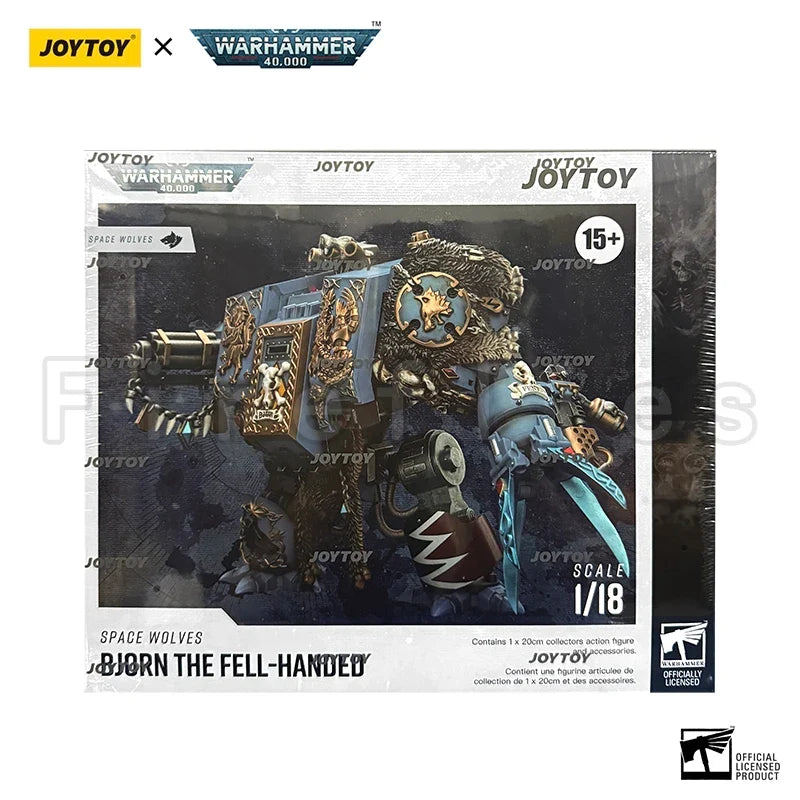 1/18 JOYTOY Action Figure Mecha 40K Space Wolves Bjorn the Fell-Handed Re-issue Version Anime Model Toy