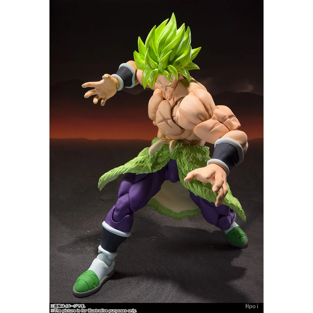 100% Authentic In Stock Bandai S.H.Figuarts Dragon Ball Super Saiyan Broly Full Power Anime Action Figure Collection Model Toy