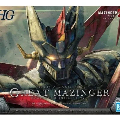 Bandai Original Mazinger Z Modellbausatz HG 1/144 Great Mazinger Actionfigur Anime Sammlerstück Roboter-Spielzeug