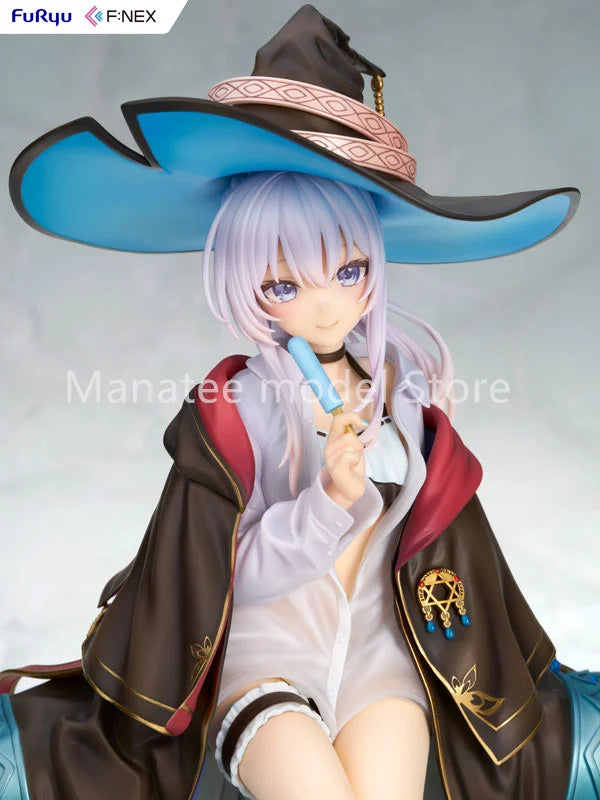 FURYU Original Wandering Witch: The Journey of Elaina Elaina 1/7 PVC Action Figure Anime Model Toys Collection Doll Gift