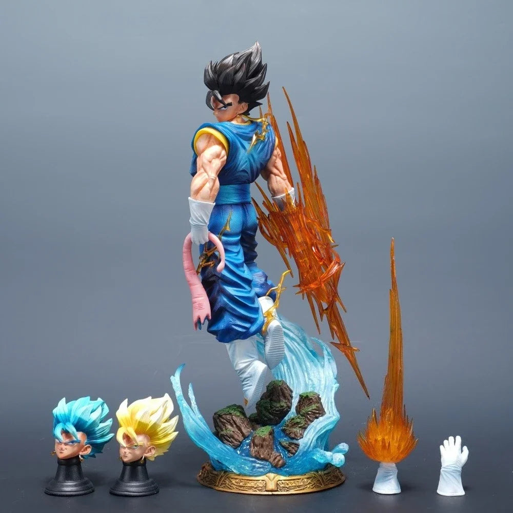 38cm/14.96in Anime Dragon Ball Figure Vegetto Action Figures Pvc Statue Desktop Ornamen Collection Model Toys Gifts